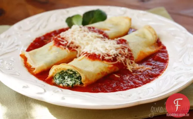 Manicotti Caseiro De Espinafre