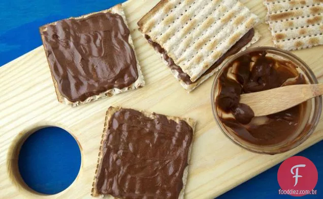 Faux Nutella Matzo Sanduíches