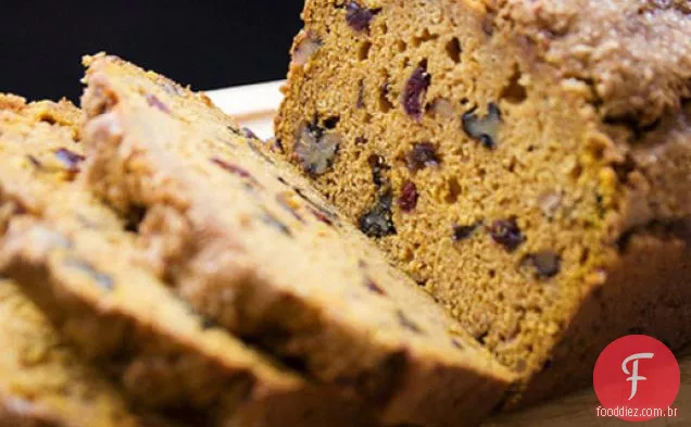 Cozinhe o livro: abóbora noz Cranberry Quickbread