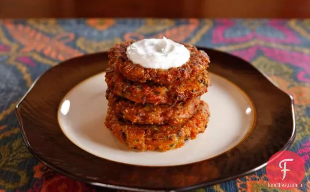 Curry Latkes Vegetais