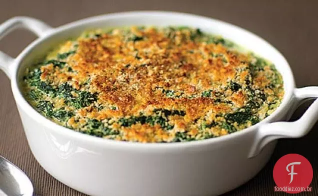 Creme De Espinafre Gratinado