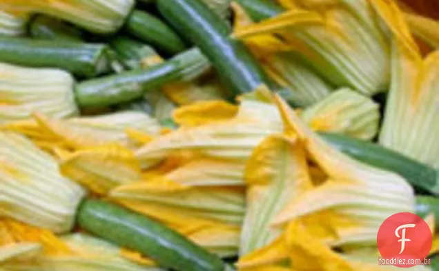 Cozinhar dos Glossies: Abobrinha Flor Frittata