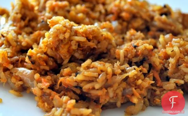 Plov (Pilaf De Arroz Uzbeque)