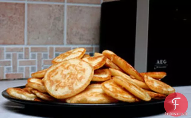 Cozinhe o livro: queijo de cabra e panquecas de ricota