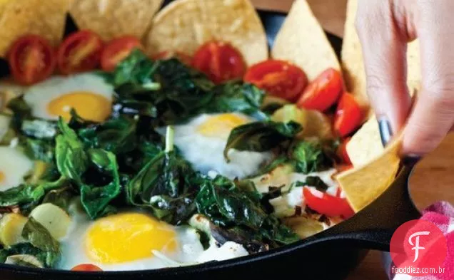 Café da manhã nachos frigideira de ' Ultimate Nachos