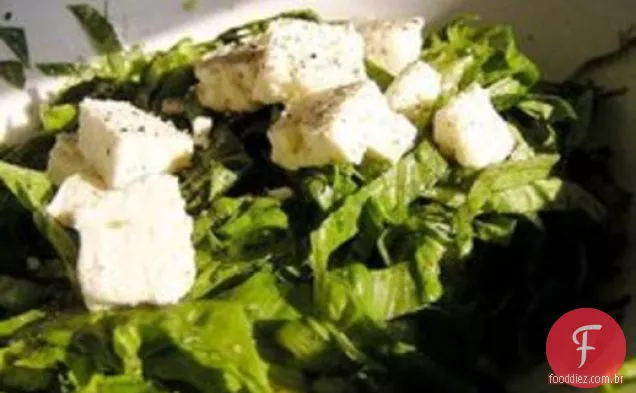 Jantar Esta Noite: Salada Romaine Desfiada