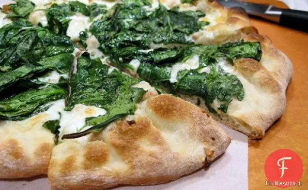 Espinafre, Feijão Branco E Pizza Taleggio