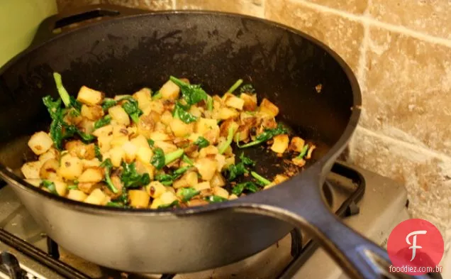 Espinafre Hash Browns