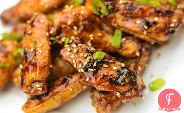 Asas De Frango Com Vidro Hoisin Grelhado