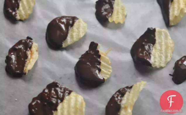 Batatas Fritas Cobertas Com Chocolate