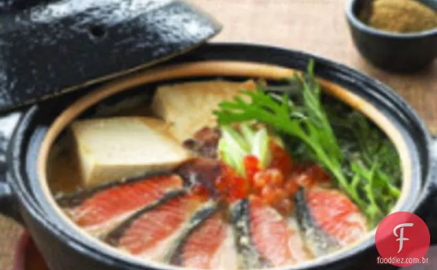 Cozinhar o livro: salmão Panela Quente