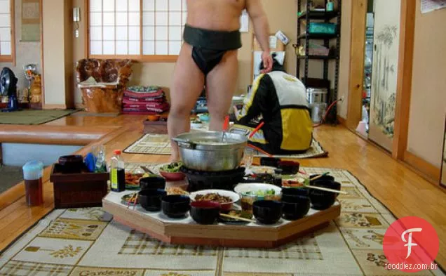 Cozinhar o livro: sumo Wrestler Panela Quente