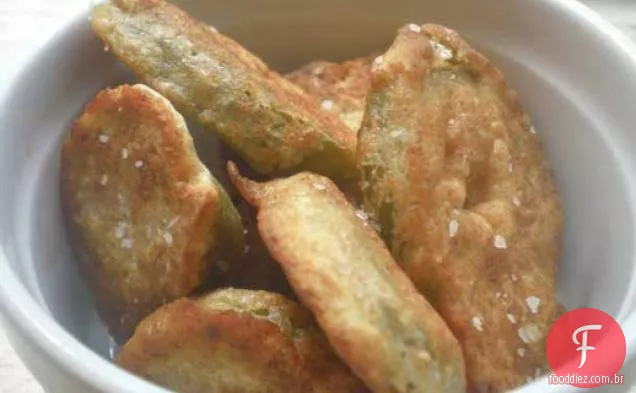 Calor Sério: Jalapenos Fritos Em Quiabo