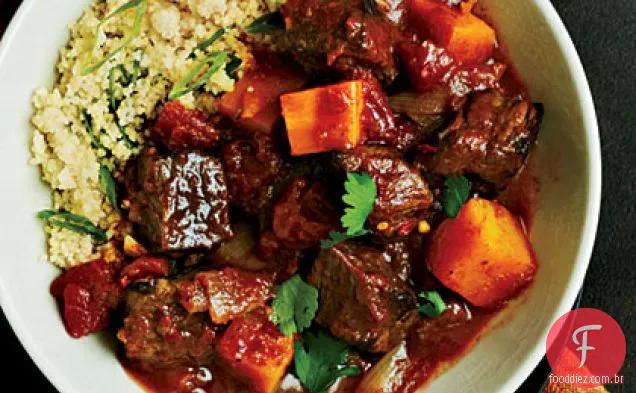 Tagine de carne com abóbora