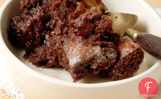 Pudim De Pão De Chocolate E Canela