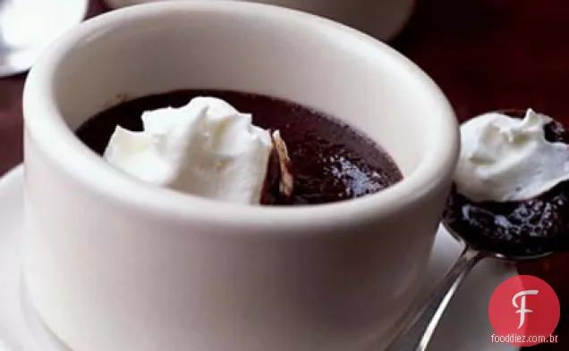 Pudim De Chocolate Duplo Quente Ultrajante