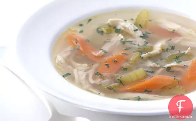 Sopa De Legumes De Galinha Saudável