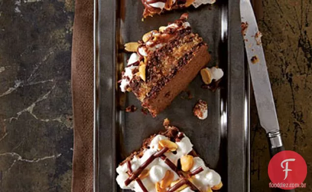 Manteiga De Amendoim Mississippi Lama Brownies