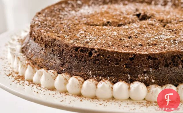 Chocolate Escuro-Bourbon Torte