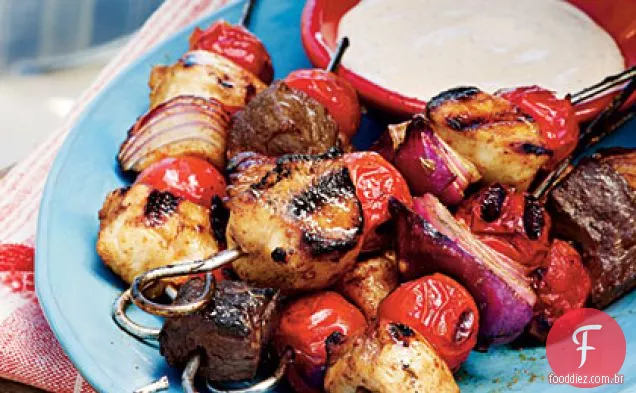 Smoky Steak Barbecue Kabobs