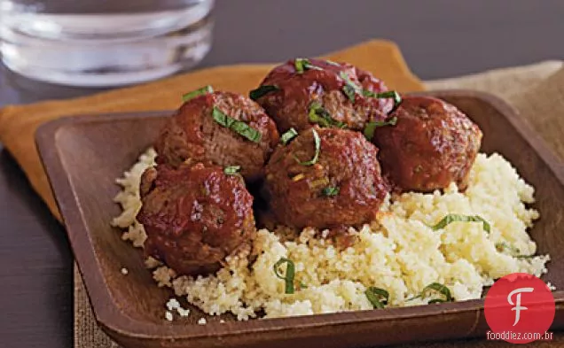 Almôndegas com molho de Chutney