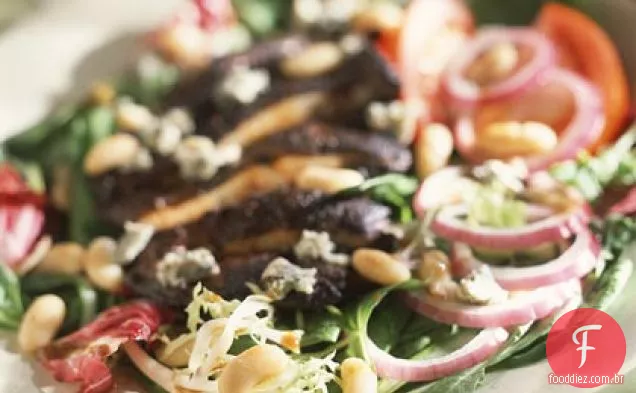 Portobello Enegrecido-Salada De Cogumelos