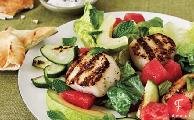 Salada De Vieira Grelhada