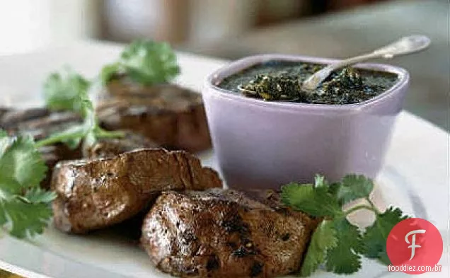 Filé Mignon com molho de pimenta-Laranja