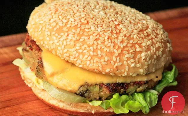 Hambúrgueres veganos caseiros que não chupam