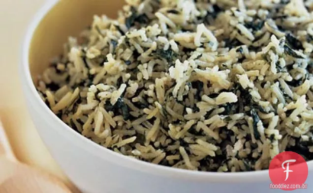 Arroz De Espinafre Moído