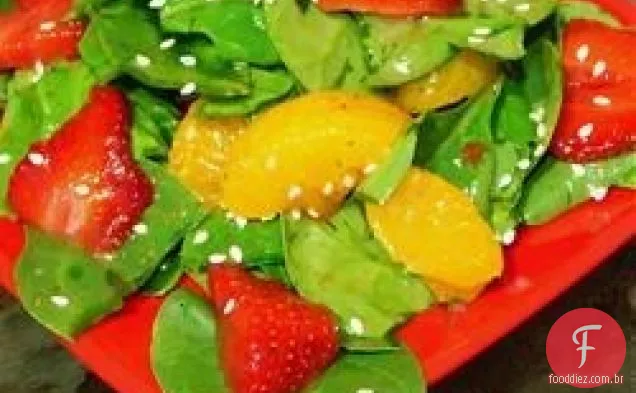 Salada de espinafre morango III