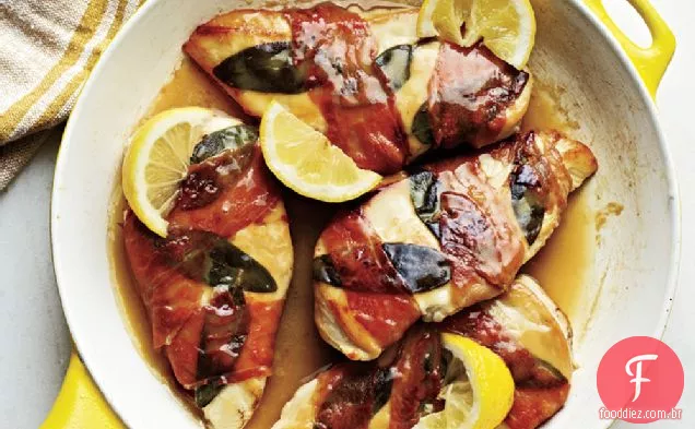 Saltimbocca De Frango Com Limão