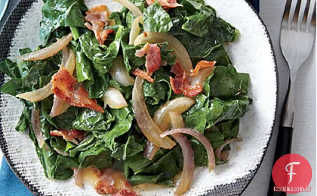 Couve murcha com Bacon e vinagre