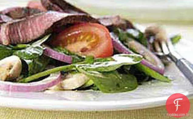 Salada De Bife E Espinafre