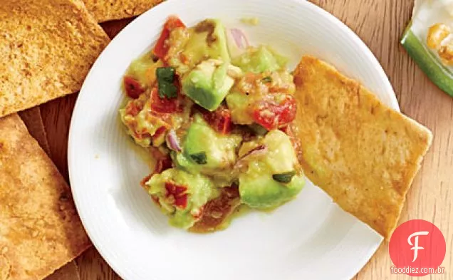 Salsa Guac e pita Chips