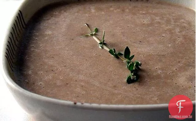 Sopa Rica De Cogumelos