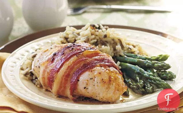 Frango Embrulhado Em Bacon
