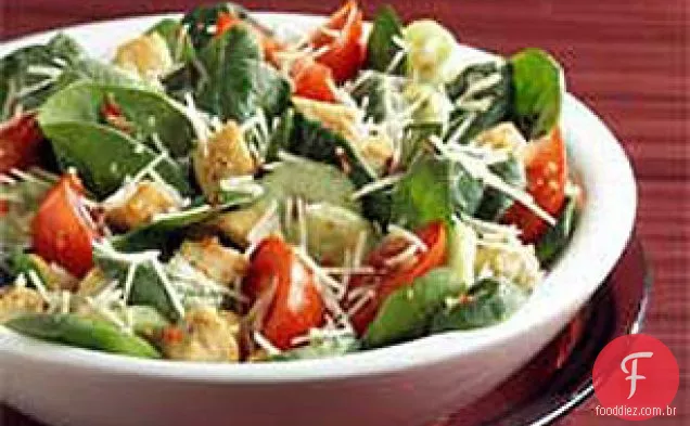 Salada De Espinafre Parmesão