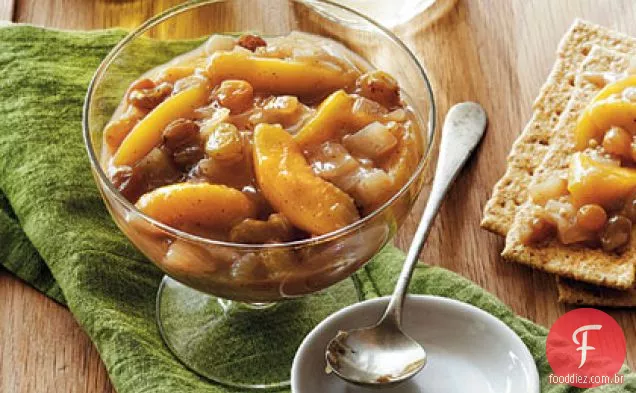 Chunky Pêssego - Gengibre Chutney