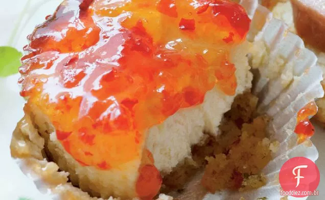 Pepper Jelly-Bolos De Queijo De Cabra
