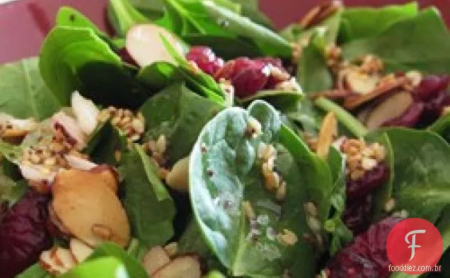 Salada de espinafre com Cranberry de Jamie