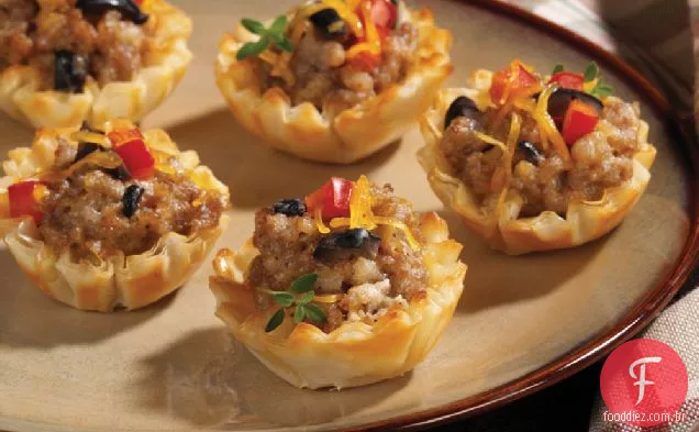Mini Salsicha Tortas
