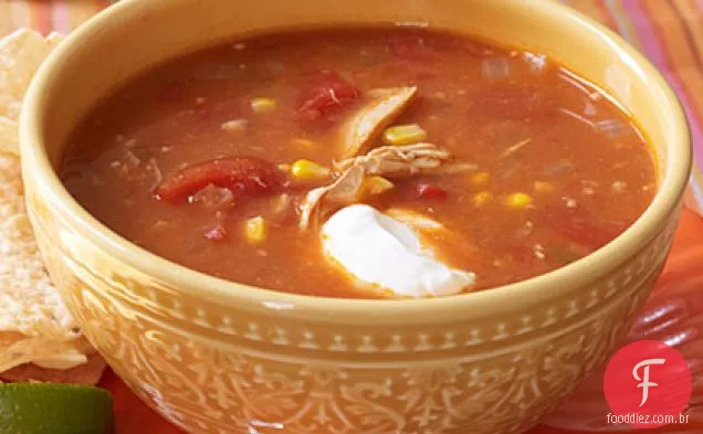 Sopa De Tortilha De Frango