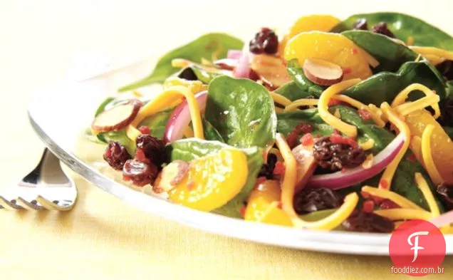 Salada De Espinafre Com Queijo
