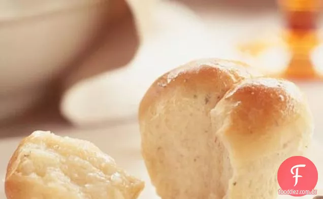 Rolos De Folhas De Trevo De Ervas