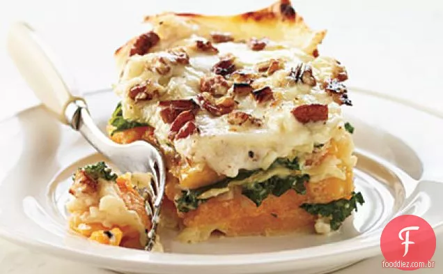 Lasanha Butternut-Couve