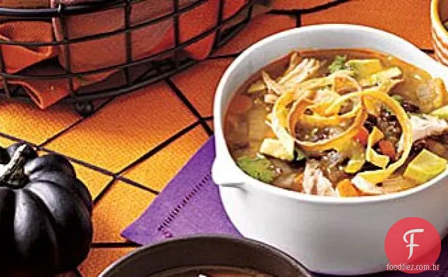 Sopa De Tortilha De Frango
