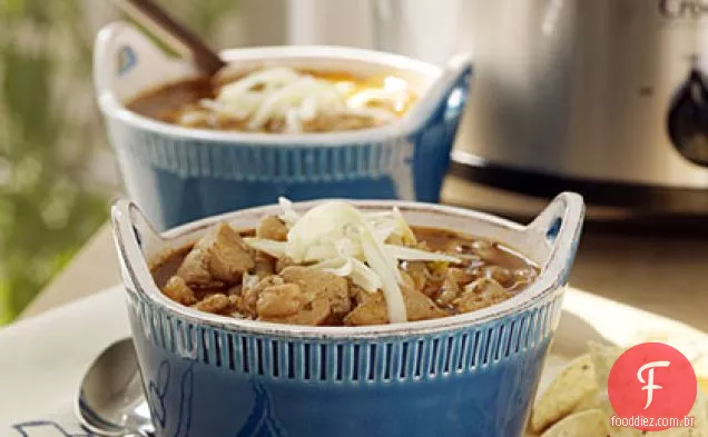 Chili De Frango Branco Fogão Lento