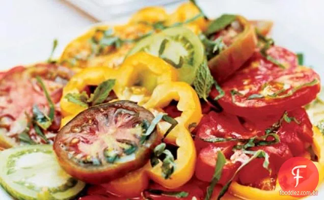 Salada De Tomate Em Herança Marinada