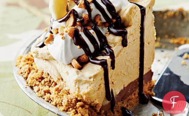 Manteiga De Amendoim-Banana Icebox Pie